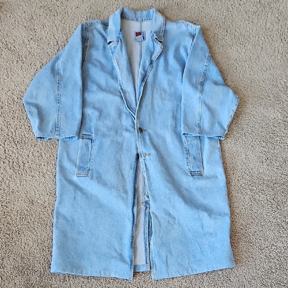 Vintage SunBelt Denim Trench Coat